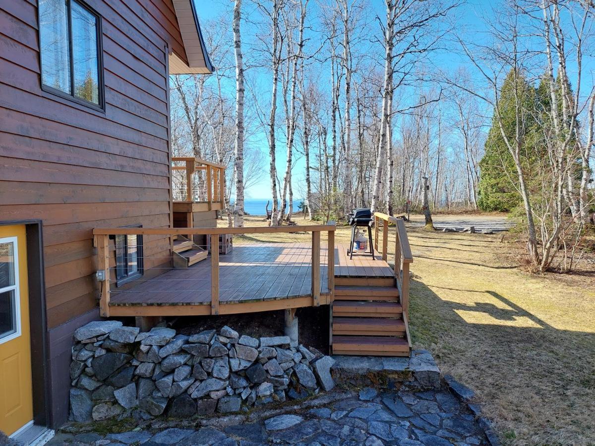 Villa La Nef Bleue Tadoussac Exterior foto