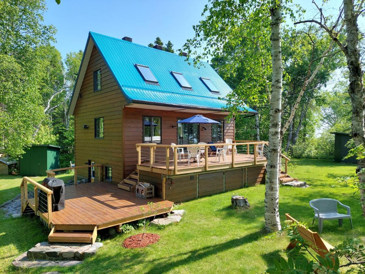 Villa La Nef Bleue Tadoussac Exterior foto