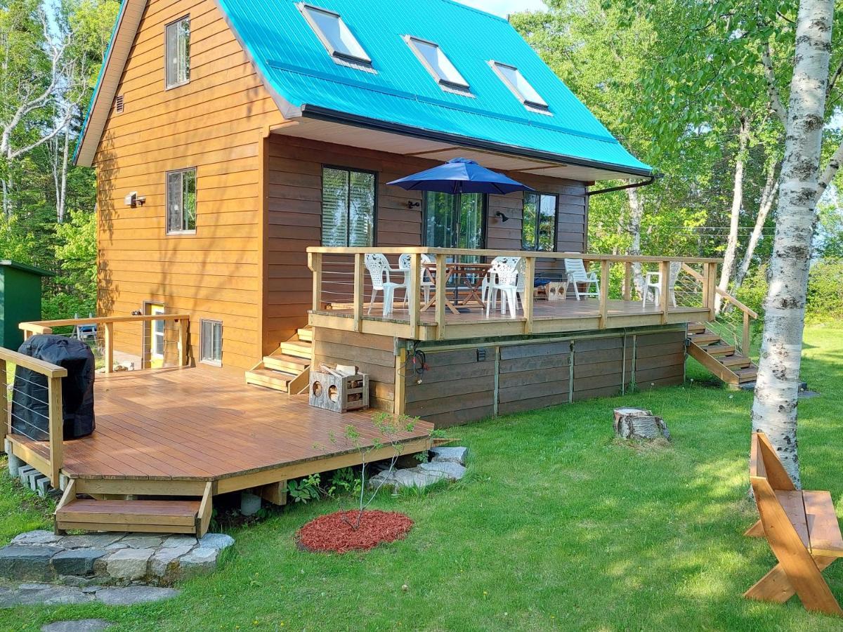 Villa La Nef Bleue Tadoussac Exterior foto