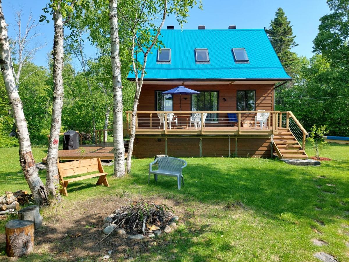 Villa La Nef Bleue Tadoussac Exterior foto
